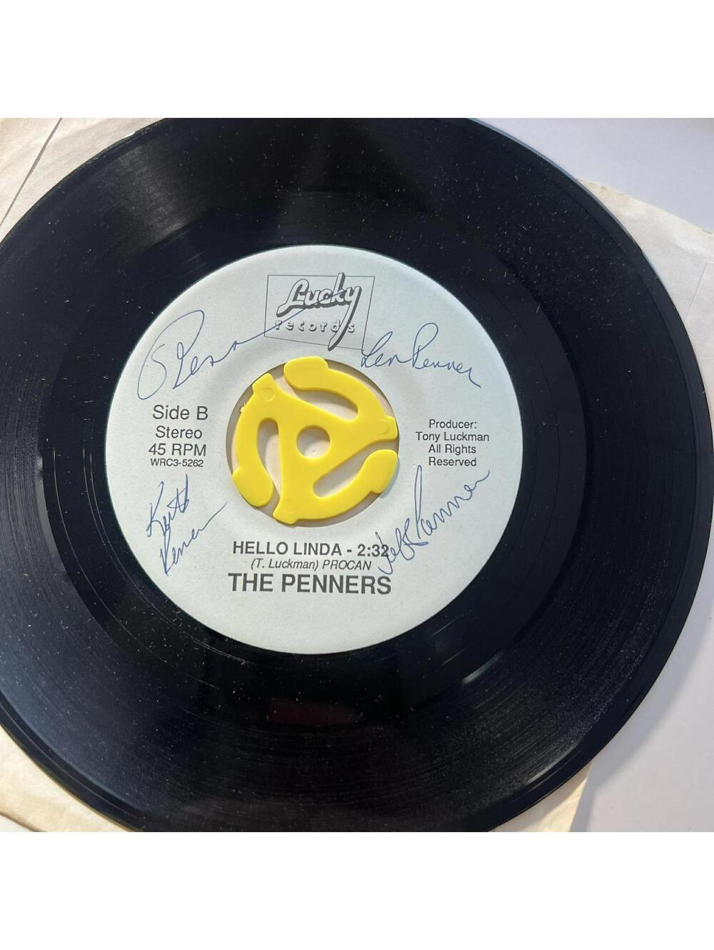 The Penners - Dreamworld/Hello Linda 45rpm Vinyl Record VG+ R4
